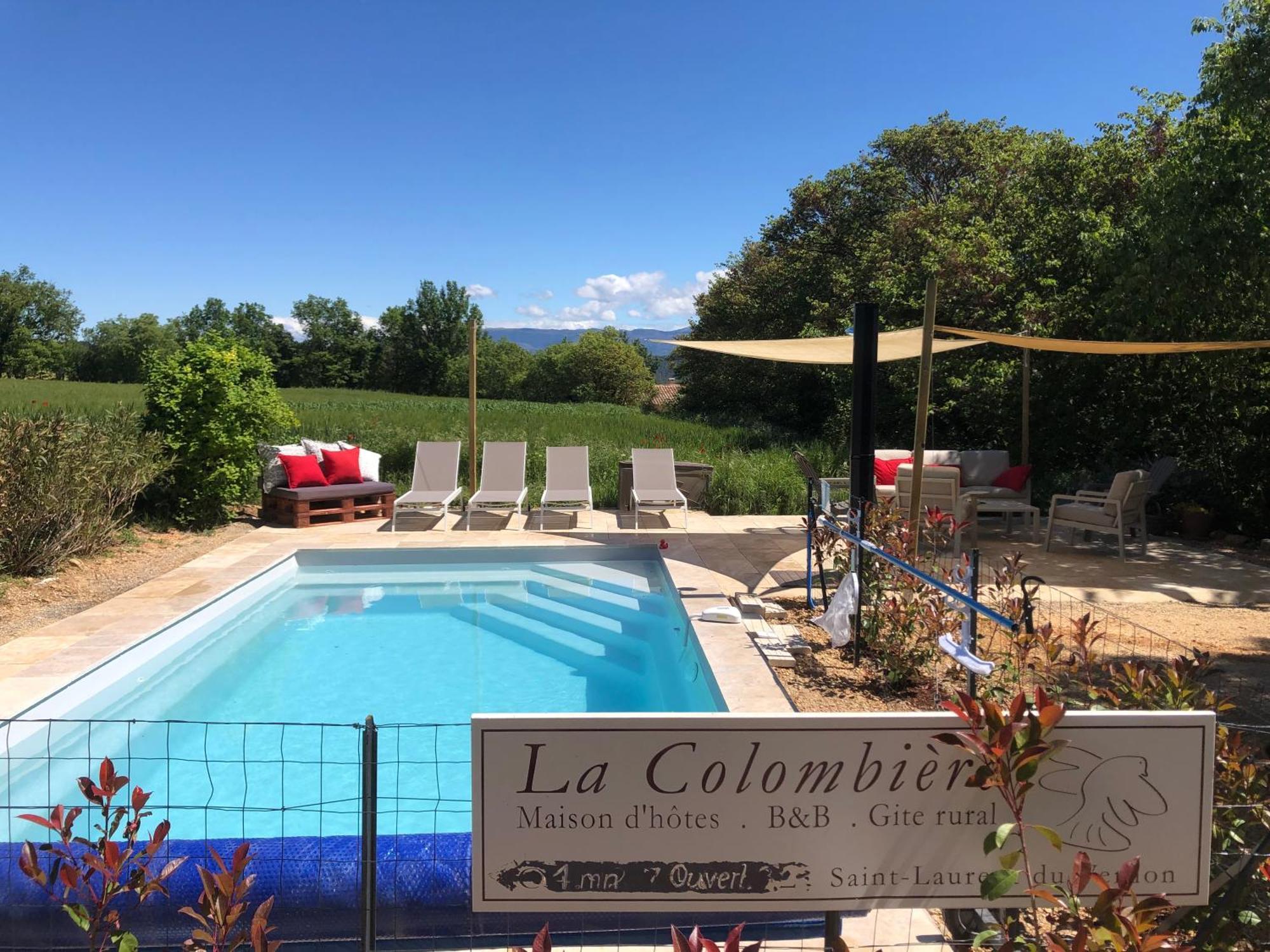 La Colombiere Du Chateau 생로랭 뒤 베르동 외부 사진